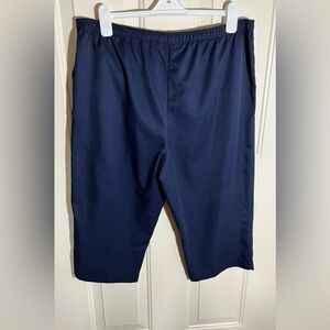 Kim Rogers size 18 Navy Capri Pants Comfort Waist